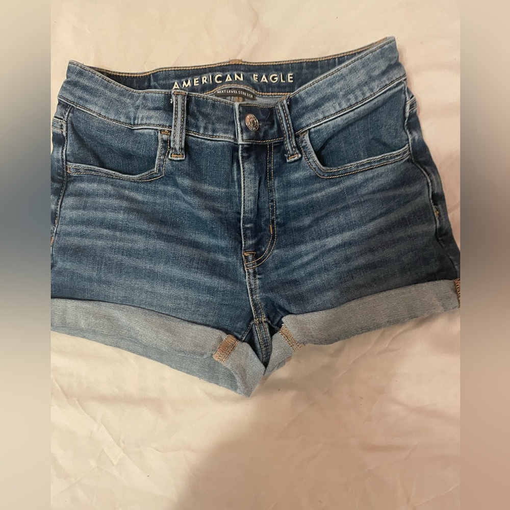 American eagle blue jean shorts barely worn